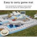 City Game Baby Carpet Roadmap Mat Play Playing Mat Baby Map Lot Traffic Car Traffic Signs Mat City Parking Climbing Road(Cement Truck). 