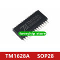 5PCS TM1628 Original Electronic Integrated Circuit 1628 SOP28 LED driver TM1628A. 