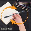 Creative Spinning Pen Spinner Toy Adult Kids Stress Relieve Rotating Gel-Pens Anti-slip Hand Spinner Student Stationary. 