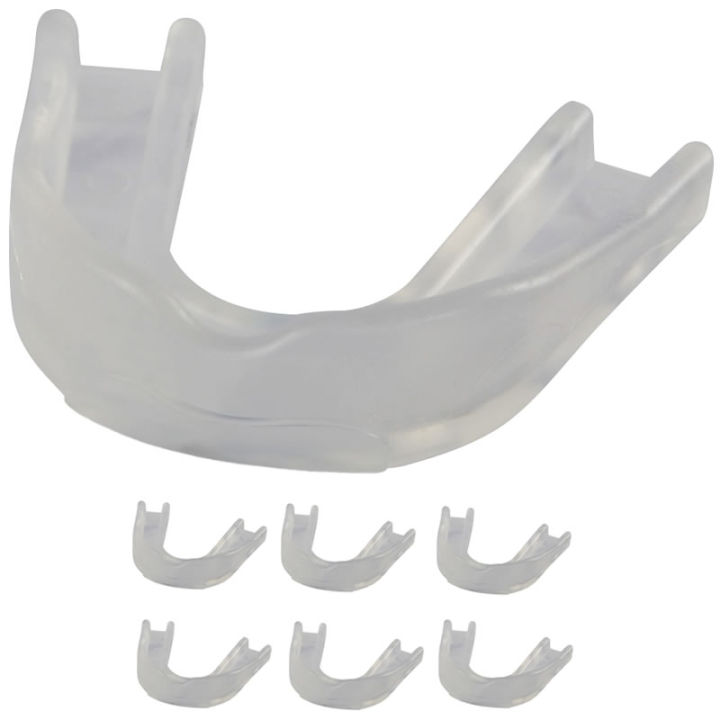 Mouth Guard Safety Guard Junior Senior Single Side Transparent Karate Taekwondo Boxing Sanaabil Sanaabil Sports