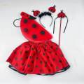 Kids Animal Costume Set Fancy Dress for Stage Performance Party Birthdays 4pcs ladybug. 