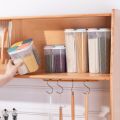 【Hot】 Kitchen Storage Box Food Storage Containers Plastic Grain Storage Tank Sealed Moisture Proof With Lid Container Kitchen Items. 