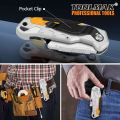 Utility Knife Paper Blade Foldable Heavy Duty Professional Cutter - Toolmak. 