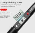80W Digital Display Adjustable Temperature Electric Soldering  Iron. 