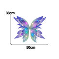 Easy to Move Play with Fairy Wings Enchanting Glowing Butterfly Wings Light Up Fairy Costume for Girls Perfect Cosplay Gift Versatile Wing Glowing Wing Fairy Wings. 