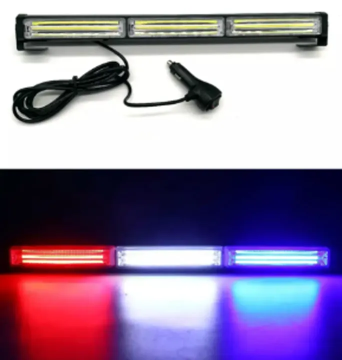 Hot Sale VIP Light Strobe Flasher Warning Light 3 Light Bar | Daraz.lk