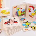 3D Puzzles Montessori Anime Puzzle Toys for Kids Gifts Animal. 