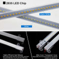 AC220V LED Bar Light High Brightness 2835 LED Clip 30cm 40cm 72LEDs Rigid Strip Saving LED Tubes. 