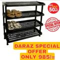 Shoe Rack High quality plastic 4 Tier limited stock bst prrise. 