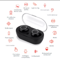 Y50 TWS Bluetooth Earphone 5.0 Wireless Headset Ear buds Hand free air pods IPX7 Waterproof Deep Bass Earbuds True Wireless Stereo Headphone Sport Earphones. 