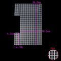 DIY Plastic Weaving Plastic Mesh Cloth White Craft Bag Fixed Grid Sheet Handmade Knitting Crochet Bags Plate Bag Accessories. 