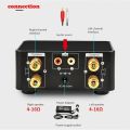 50W + 50W 100W Bluetooth 5.0 Amplifier Digital Audio Amp Black. 
