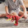 Telescopic Spring Dinosaur Toy Tyrannosaurus Supplies Figurine Simulated Dinosaur Toy for Travel. 