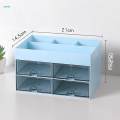 Desktop Stationery Organizer Container Study Accessories Makeup Box Pen Holder Drawer for Countertop Home Bedroom Student Kids. 