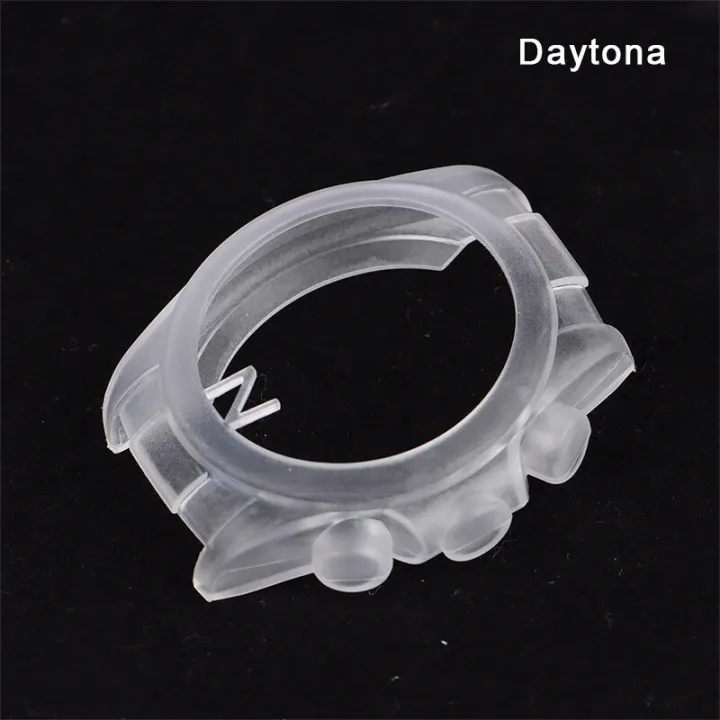 【Miga Plaza】Watch Protective Case Transparent Silicone Cover Fit for Rolex 40mm Watch Case Dive Watch Scratch-proof Waterproof Cover