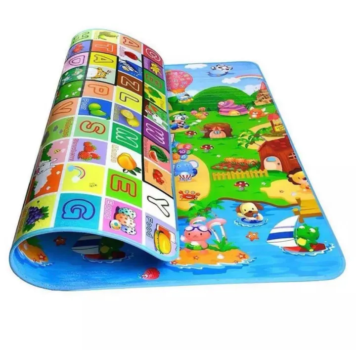 Microfiber%20Play%20Mat%20100%25%20Waterproof,%20Anti%20Skid,Double%20Sided%20Baby%20Play%20Multicolor%20(100x180cm)%20-%20Image%202