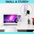 laptop side phone holder Laptop Screen Side Mount Bracket ear around. 