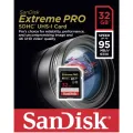 Original SanDisk  Extreme Pro SDHC UHS-II 32GB 3000MB/s*2000 microSD Card (Class 10, V30, U3, A1, UHS-I) - 5 Years International Brand Warranty. 