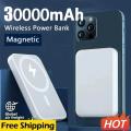 Macsafe portable external magnetic battery pack wireless charger for iPhone 12, 13, and 14 15Pro MAX for Samsung for Xiaomi. 