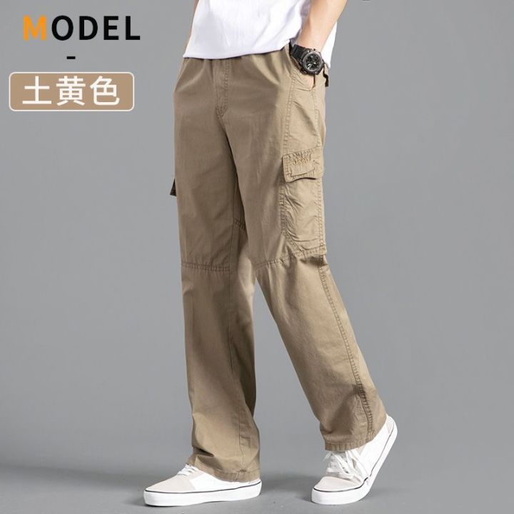 Summer%20New%20Men's%20Straight%20Sports%20Pants%20Large%20Size%20Loose%20Cargo%20Pants%20Men's%20Outdoor%20Casual%20Pants-Pocket%20Long%20Pants%20-%20Image%208