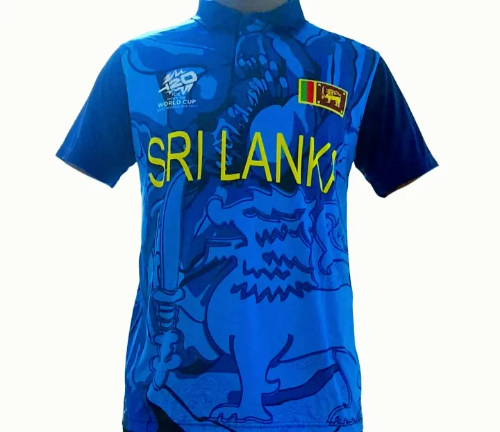 Sri Lanka Cricket Official World Cup Jersey 2024 T20 World Cup Jersey ODI World Cup Jersey 2024 High Quality