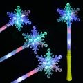LED Luminous Hollow Magic Star Rod Light-up Wand Glow Sticks Christmas Party Concert Glowing Stick Flashing in Dark Party Props Toy. 