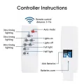 Auoyo Solar Powered Flood Light LED Solar Light Outdoor Rem-ote Control Waterproof Wall Solar Powered Flood Lamp For Garden Street Landscape Spotlight Multi-function Garden Lighting Street Lamp. 