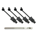 Rubber Body Clip Retainer Shell Fixed Buckle Lock with Shell Hole Opener Parts Kit for 1/12 1/14 1/16 RC Car. 