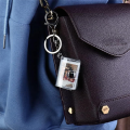 1 Piece Mini Small Photo Album Keychain 16 Pictures Book Holder KeyringV DIY Gifts for Boyfriend Girlfriend. 
