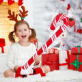 Christmas Decoration Supplies PVC Candy Canes For Christmas Christmas Inflatable Candy Canes Giant PVC Cane Decoration Xmas Ornament Supplies. 