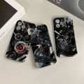 Jizetin for OPPO A17 / OPPO A17K Back Cover Mechanical Gear Luxury Slim Hard Crashproof Mobile Phone Case For Boys Girls. 