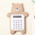 【Serendipity party】Cartoon bear mini calculator Korean fashion portable small calculator portable computer. 