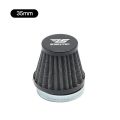 Black 35mm-Universal Mushroom Head Motorcycle Carburetor Air Filter Cleaner Intake Pipe Modified Scooter. 