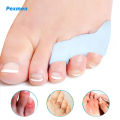 Pexmen 2Pcs Three-holes Little Toe Separator Bunion Corrector Pain Relief Toe Straightener Protector Foot Care Tool. 