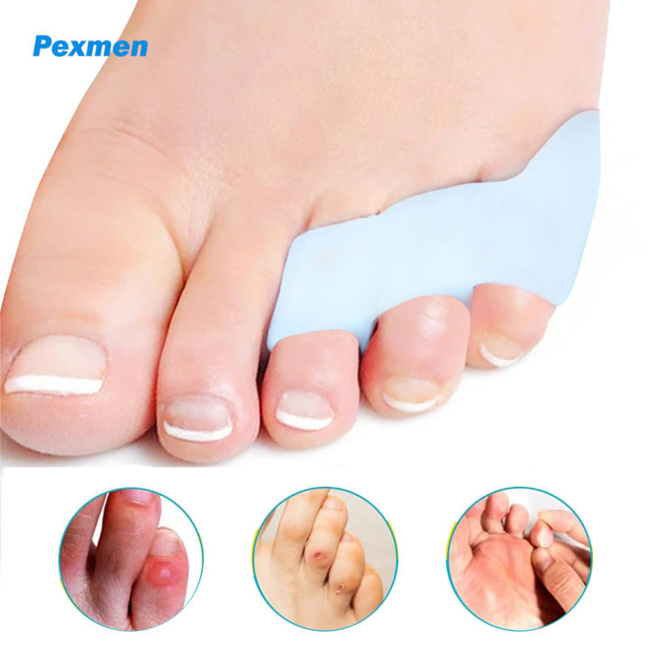 Pexmen%202Pcs%20Three-holes%20Little%20Toe%20Separator%20Bunion%20Corrector%20Pain%20Relief%20Toe%20Straightener%20Protector%20Foot%20Care%20Tool%20-%20Image%202
