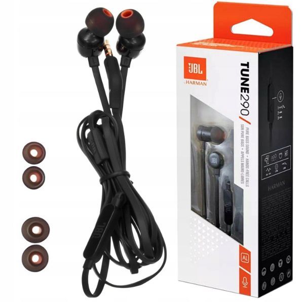 JBL%20T290%203.5mm%20Wired%20Earphones%20TUNE%20290%20Stereo%20Sport%20Bass%20Headset%201-Button%20Remote%20Handsfree%20Call%20with%20Mic%20-%20Image%202