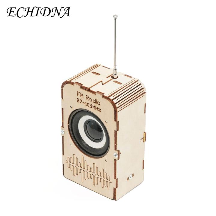 Electronic Science Kit Diy Wooden Fm Stem Science Kit for Kids Educational 3d Puzzle Electronic Set Fun Science Experiment Fm Science Kit