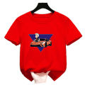 2022 children's T shirts merch A4 Lamba print casual family clothing set Boy's & Girl's fashion tops anime tees toddler clothes. 