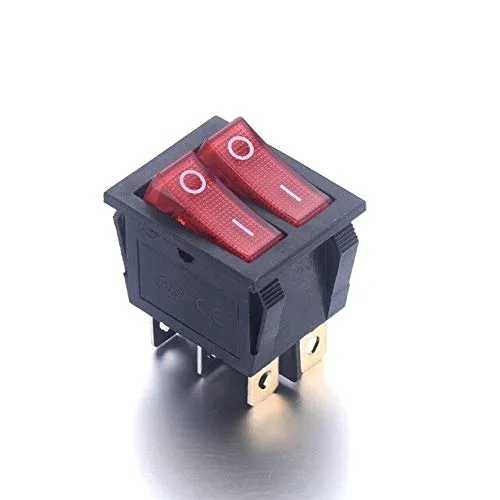 15A250V%2020A125V%20KCD8-212N%20Red%20Button%20Rocker%20Switch%206%20Pin%20Rocker%20Power%20Switch%20Double%20Rocker%20Switch%2010pcs/5Pcs/2Pcs/1Pcs%20-%20Image%204