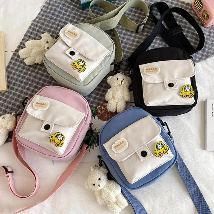 Small%20Mini%20Crossbody%20Bag%20Versatile%20Cute%20Korean%20style%20%20Bag%20Fashionable%20Canvas%20Women's%20Shoulder%20Bag%20for%20Casual%20Wear%20%20Carry%20Young%20Women%20Fashion%20Accessory%20%20Carrying%20-%20Image%202