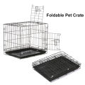 Migeet Foldable Pet Cage Cat Dog Crate Folding Guinea Pig Bunny Hedgehog Cage with Tray for Small Animals. 