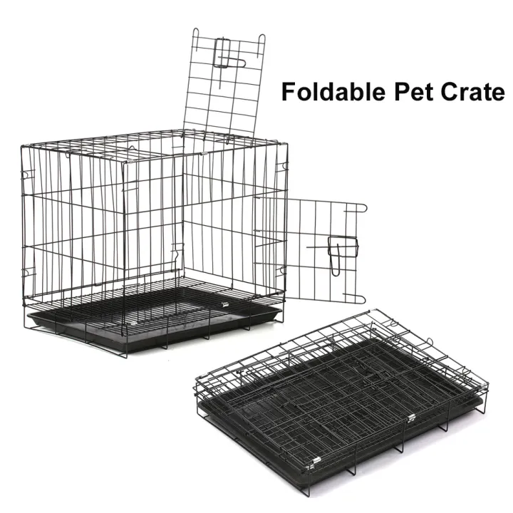 Migeet%20Foldable%20Pet%20Cage%20Cat%20Dog%20Crate%20Folding%20Guinea%20Pig%20Bunny%20Hedgehog%20Cage%20with%20Tray%20for%20Small%20Animals%20-%20Image%208