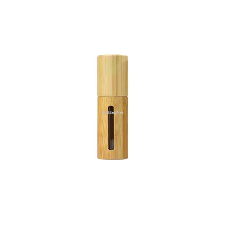 DeHuiNet 3/5/10ml Bamboo Roll on BottleWood Roller Bottle Essential ...