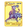 pokemon cards golden 2023 new 10000 Arceus Vmax Gx gold pocket monster card Spanish iron metal Pokmo Letters children's gift game collection cardParty Games Crafts. 