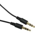 4Pcs 3.5mm M/M Stereo Headphone Audio Extension Cable Cord with Volume Control Black. 