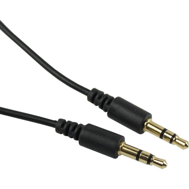 4Pcs%203.5mm%20M/M%20Stereo%20Headphone%20Audio%20Extension%20Cable%20Cord%20with%20Volume%20Control%20Black%20-%20Image%202