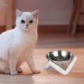 Raised Cat Bowl Kitten Food Bowl Single Nonslip Snack Bowl Lightweight Stable Elevated Bowl Pet Bowl for Indoor Cats Kitty Pets Supplies. 