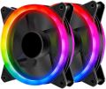 RGB Gaming Cooler Fan LED Heatsink Intel AMD PC Processor Desktop cooling fan. 