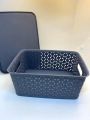 3 Size Multipurpose Storage Basket Set Plastic Storage Basket Cloth, Food, Phone Accessories Organizer Box Set. 