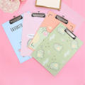 School Stationery Office Supplies Cartoon Design Bag Filler File Folder Document Organizer Cartoon A4 Clipboard. 